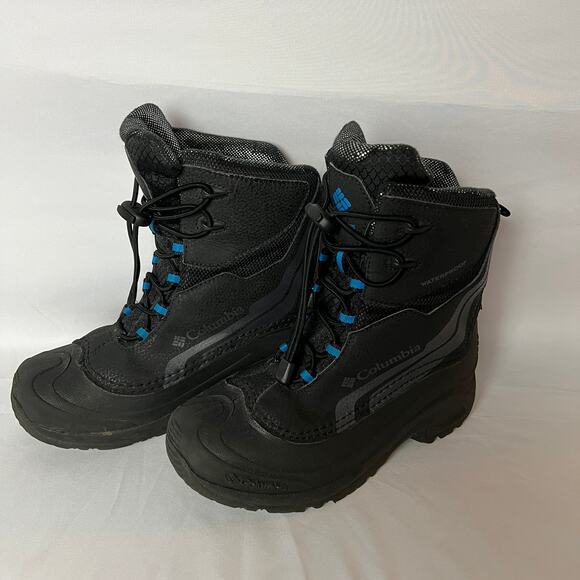 Columbia Black Winter Bugaboot Plus Omni-Heat Boots Unisex Youth Size 4 - Picture 2 of 9